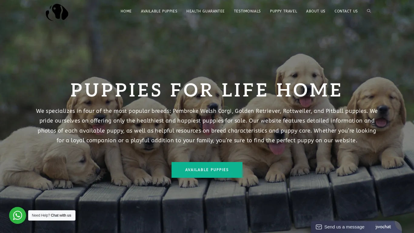 Puppies For Life Home